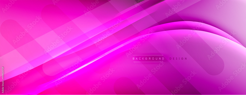 Abstract background. Shadow lines on bright shiny gradient background. Abstract background. Shadow lines on bright shiny gradient background.