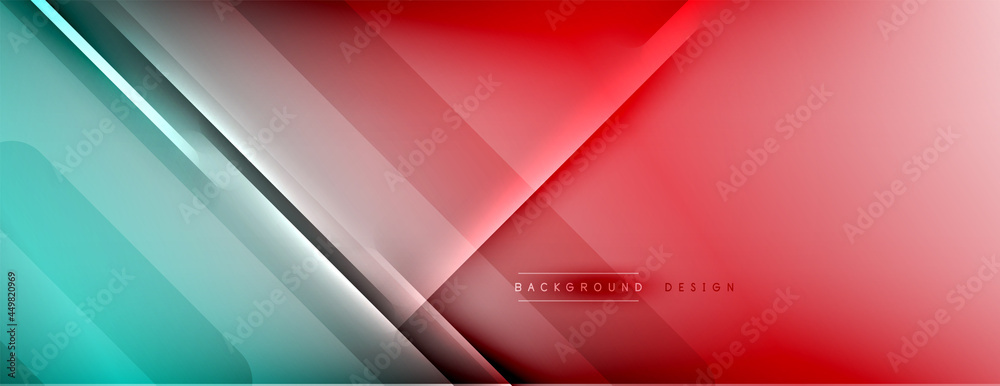 Abstract background. Shadow lines on bright shiny gradient background. Abstract background. Shadow lines on bright shiny gradient background.