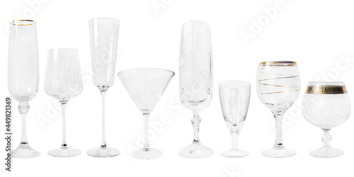 Collection of wineglasses