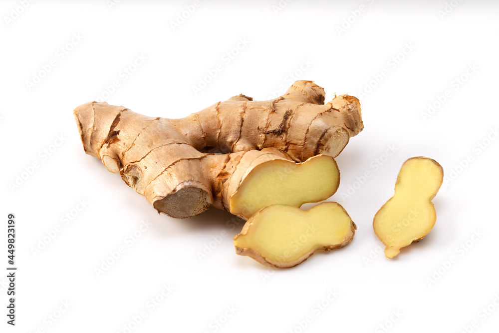 Fototapeta premium ginger isolated on white background