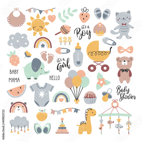 Baby toys and accessories collection