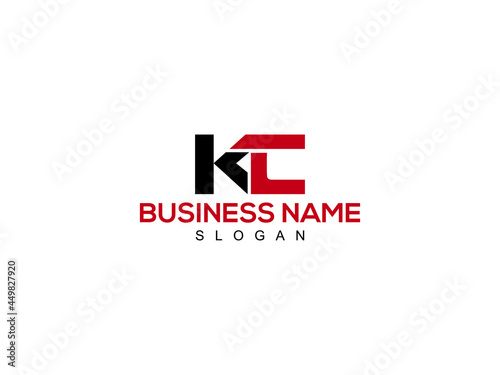 Alphabet KC Logo, Letter kc Logo Vector For Business photo