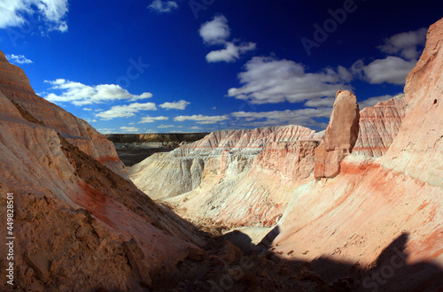 Western Kazakhstan. Ustyurt plateau. Inner gorge of the western region of Bozzhira.
