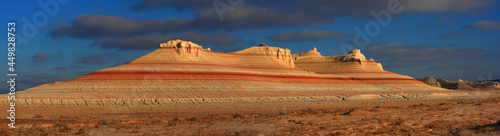 Western Kazakhstan. Ustyurt plateau. Remains near Mount Bokty. photo