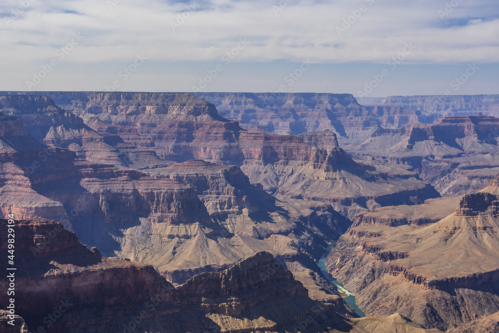 An overlooking landscape view of Grand Canyon National Park, Arizona An overlooking landscape view of Grand Canyon National Park, Arizona