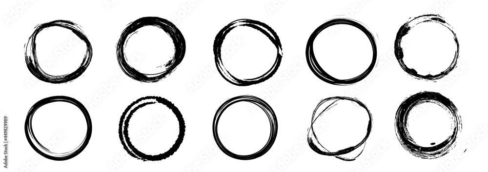 Hand drowning circle line sketch vector set. Highlighter marks, strokes, Art brush design round circular scribble doodle graffiti bubble or ball draft illustration for logo and text. Hand drowning circle line sketch vector set. Highlighter marks, strokes, Art brush design round circular scribble doodle graffiti bubble or ball draft illustration for logo and text.