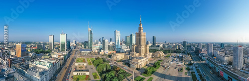 Warszawa, panorama miasta #449830318