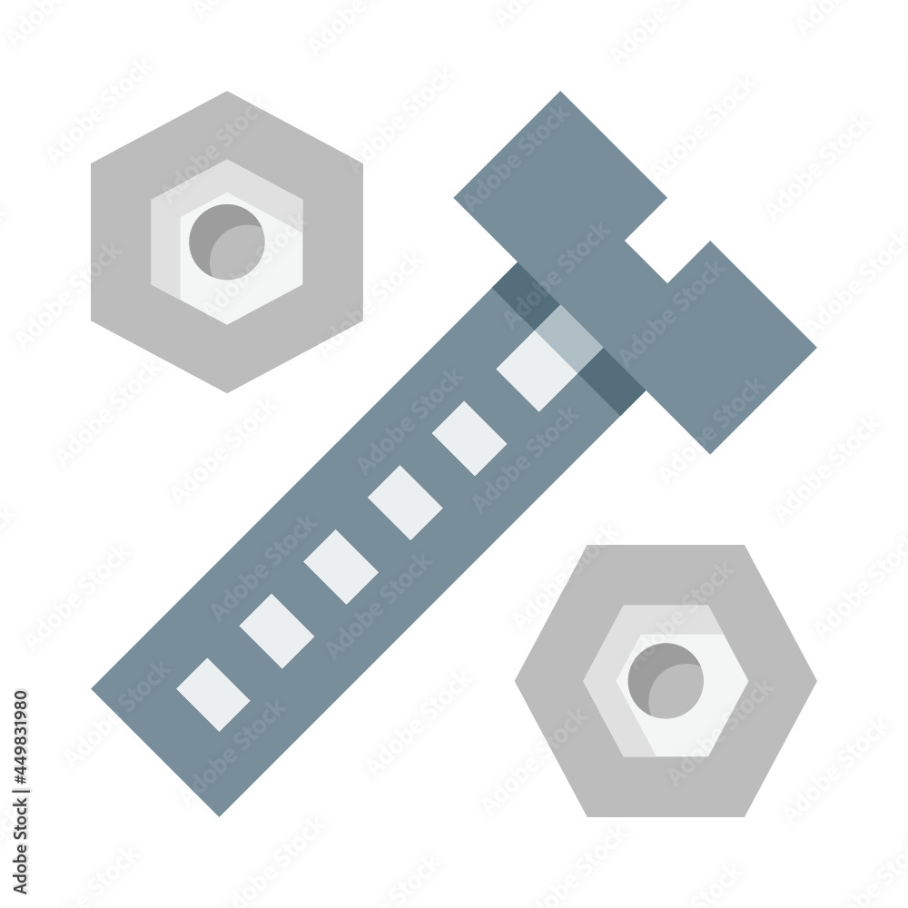 Obraz premium Bolt and nuts