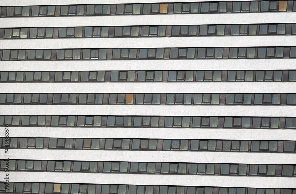 Fototapeta premium Fassade eines Hochhauses in Frankfurt