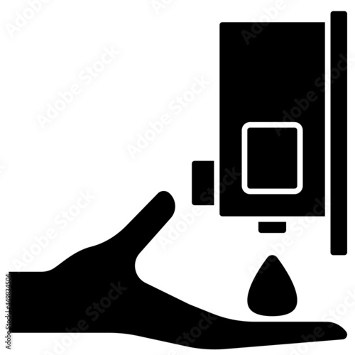 Hand Wash solid icon