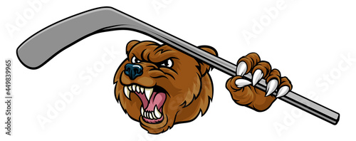 Photography Bear Ice Hockey Player Animal Sports Mascot