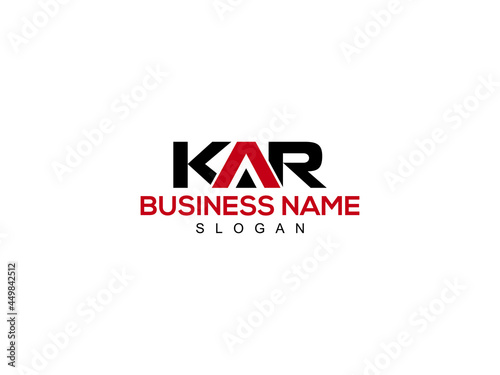 Alphabet Letter KAR Logo Icon Vector For Business photo