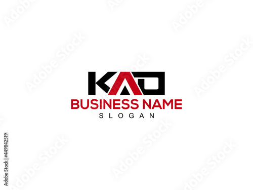 Alphabet Letter KOA Logo Icon Vector For Business