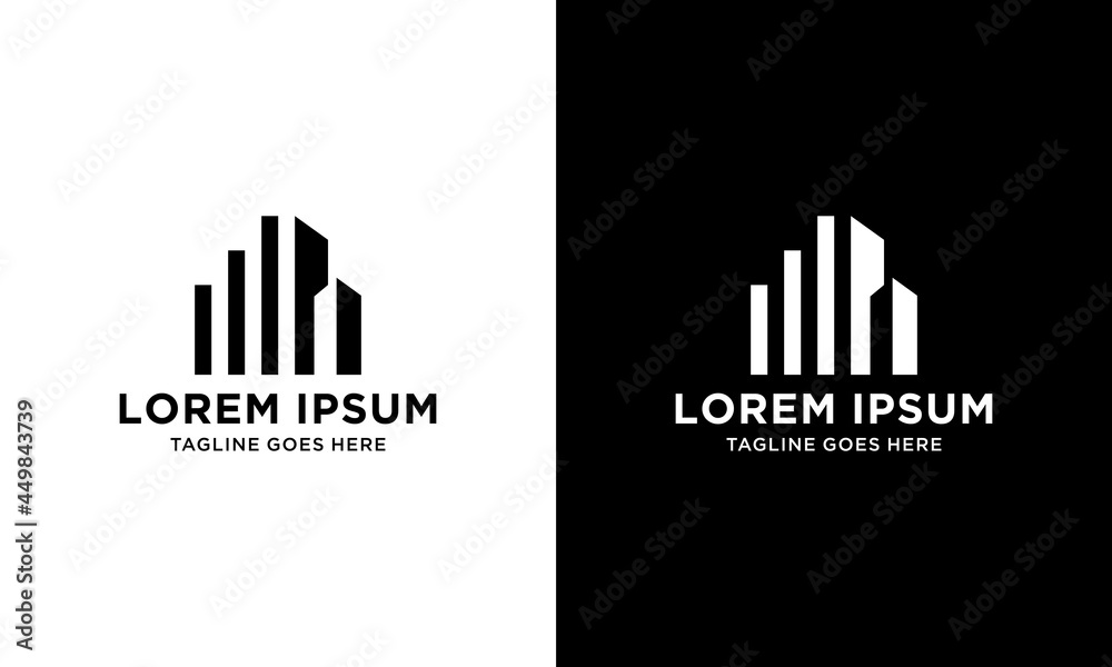 Building apartment simple logo inspiration vector template