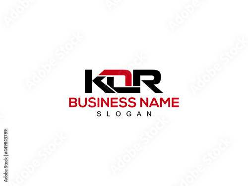Alphabet Letter KDR Logo Icon Vector For Business