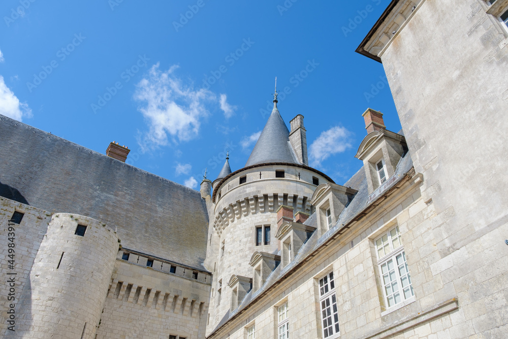 Tower of the Castle of Duc de Sully, France