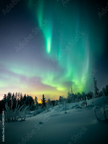 The Northern lights - Aurora Borealis in Finland
