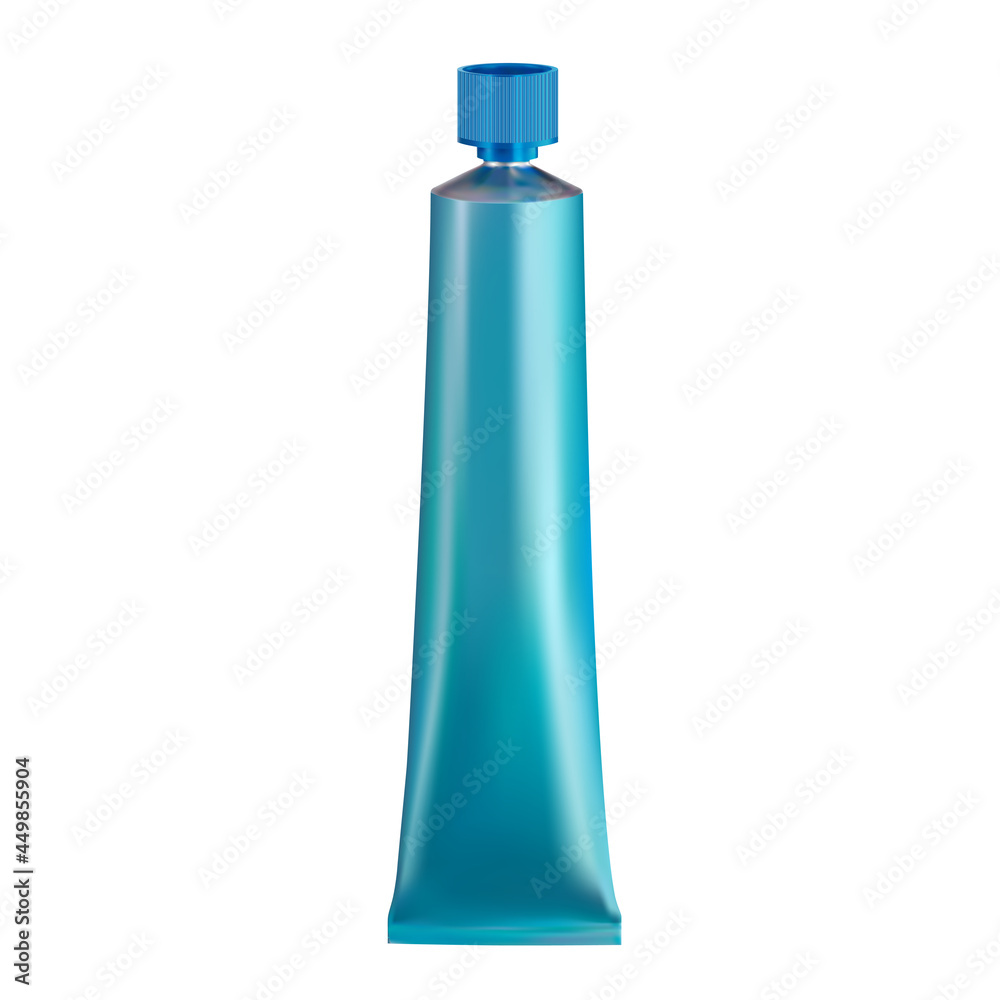 Hair paint tube. Aluminium metal glue tube blank. Face cream flexible