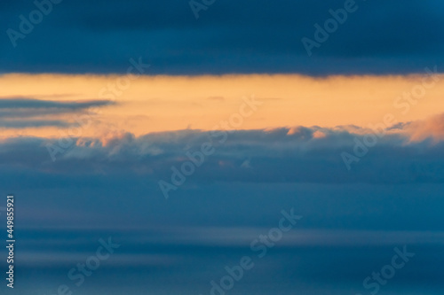 Nubes en la isla de Tenerife