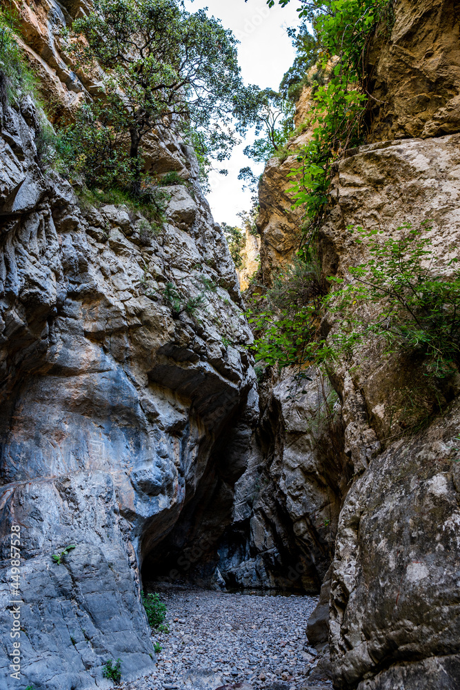 Estrechos del Cascajar, nacimiento del Río Palancia, Bejís, Castellón, España