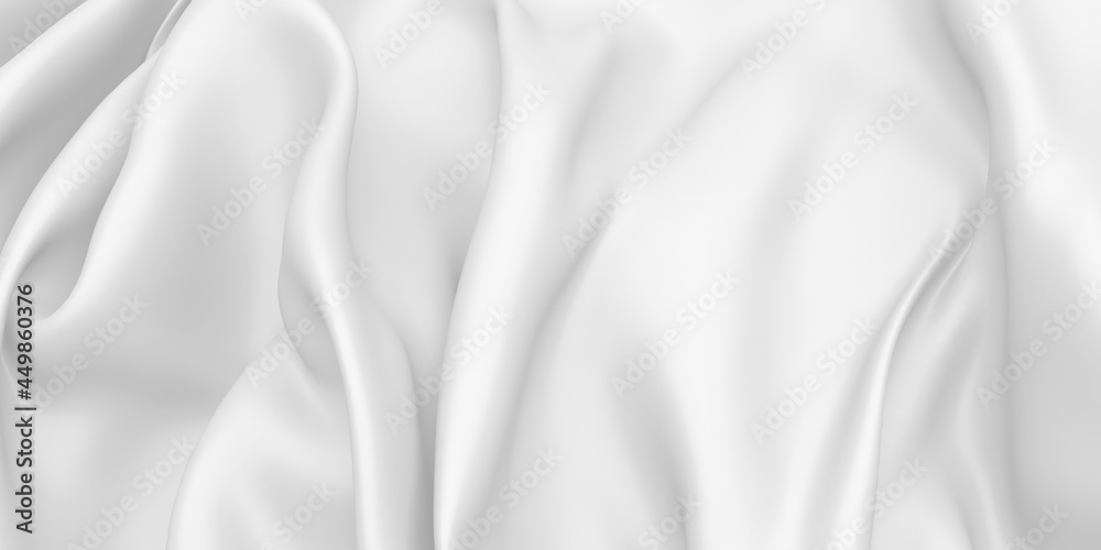 White fabric texture background. Luxury cloth background
