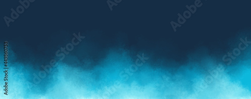 Abstract picturesque dark blue, turquoise background with gentle transitions