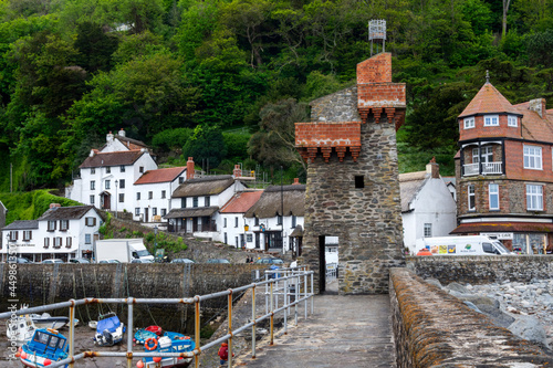 Rhenish Tower, Lynmouth Harbour , Devon, England, UK photo