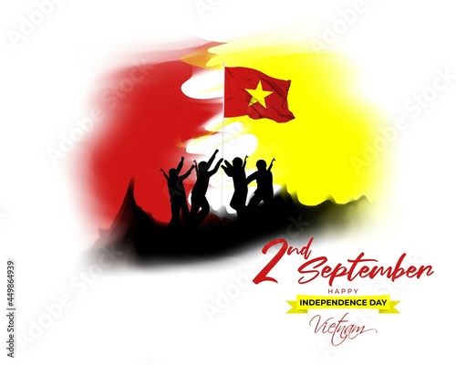 vector illustration for Vietnam  independence day - 2 September