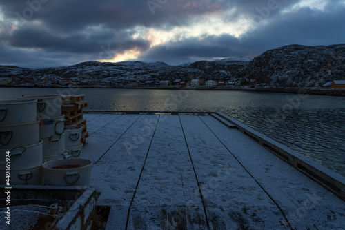 Fish Factory in North of Norway, Bugøynes photo