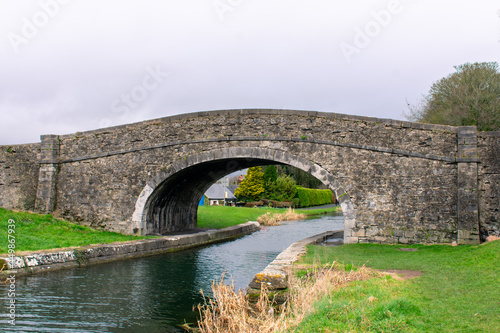 Irish Canal with Stone Bridge