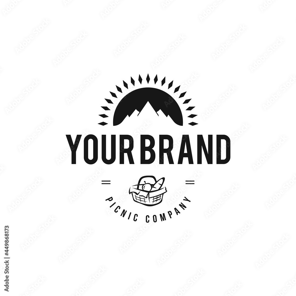 Picnic Logo Design Vector Company Picnic Logo Design Vector Company