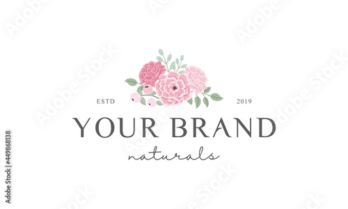 Flowers Logo Design - Feminine Design