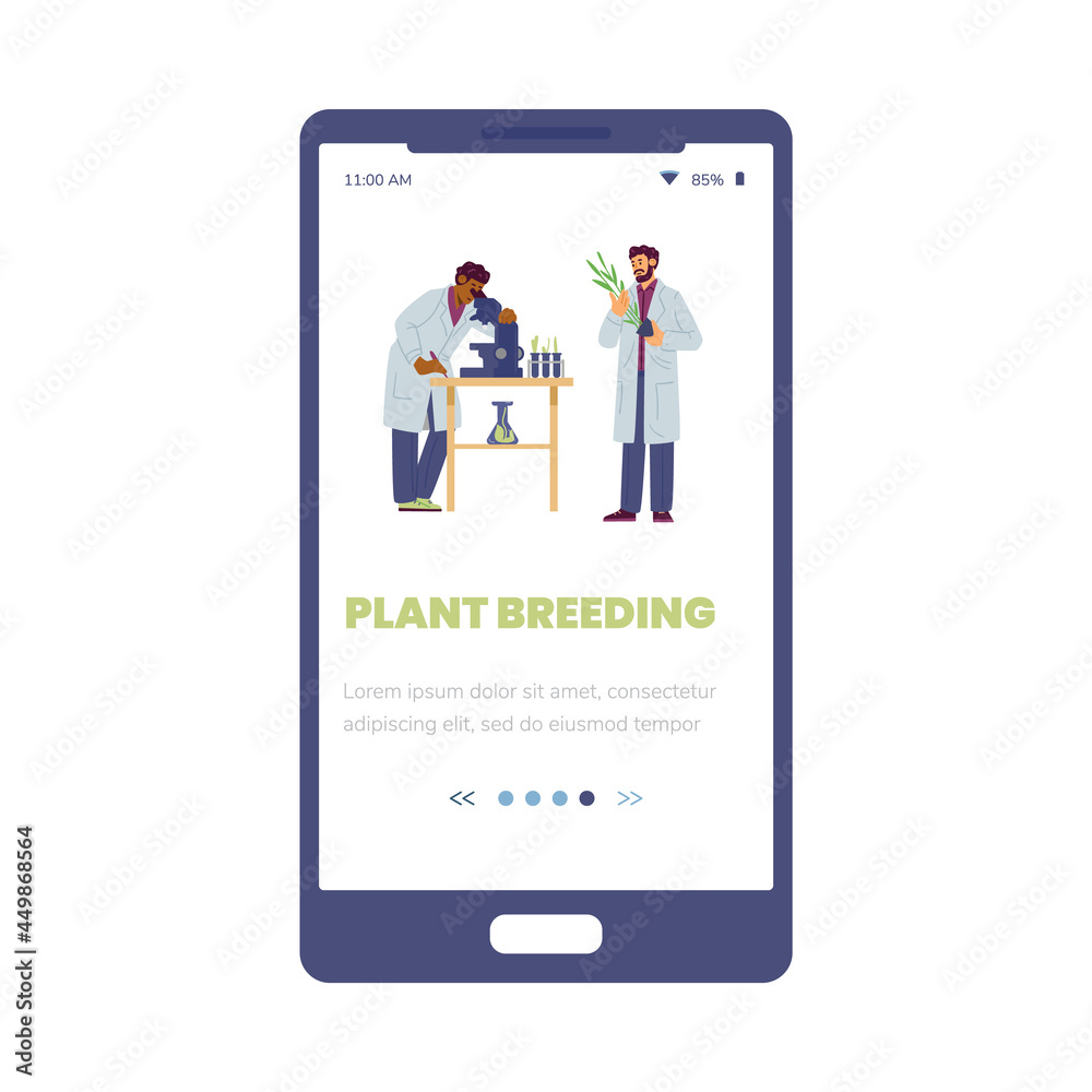 Mobile phone app for science agriculture laboratory to plant breeding. Mobile phone app for science agriculture laboratory to plant breeding.