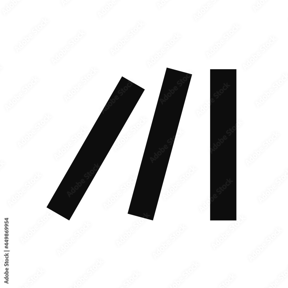 Cause and effect concept icon. Falling dominoes vector illustration clip art representing consequences concept Cause and effect concept icon. Falling dominoes vector illustration clip art representing consequences concept