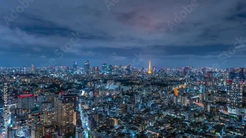 Wallpaper Mural 東京風景・タイムラプス Torontodigital.ca