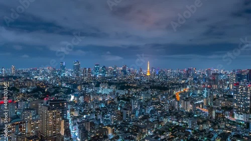 Wallpaper Mural 東京風景・タイムラプス Torontodigital.ca