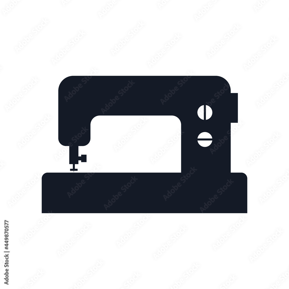 sewing machine  on a white background. vector illustration.