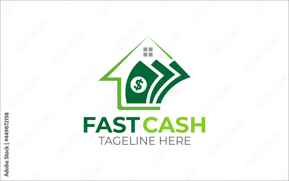 Illustration graphic vector of fast cash money for finance professional business logo design template Illustration graphic vector of fast cash money for finance professional business logo design template