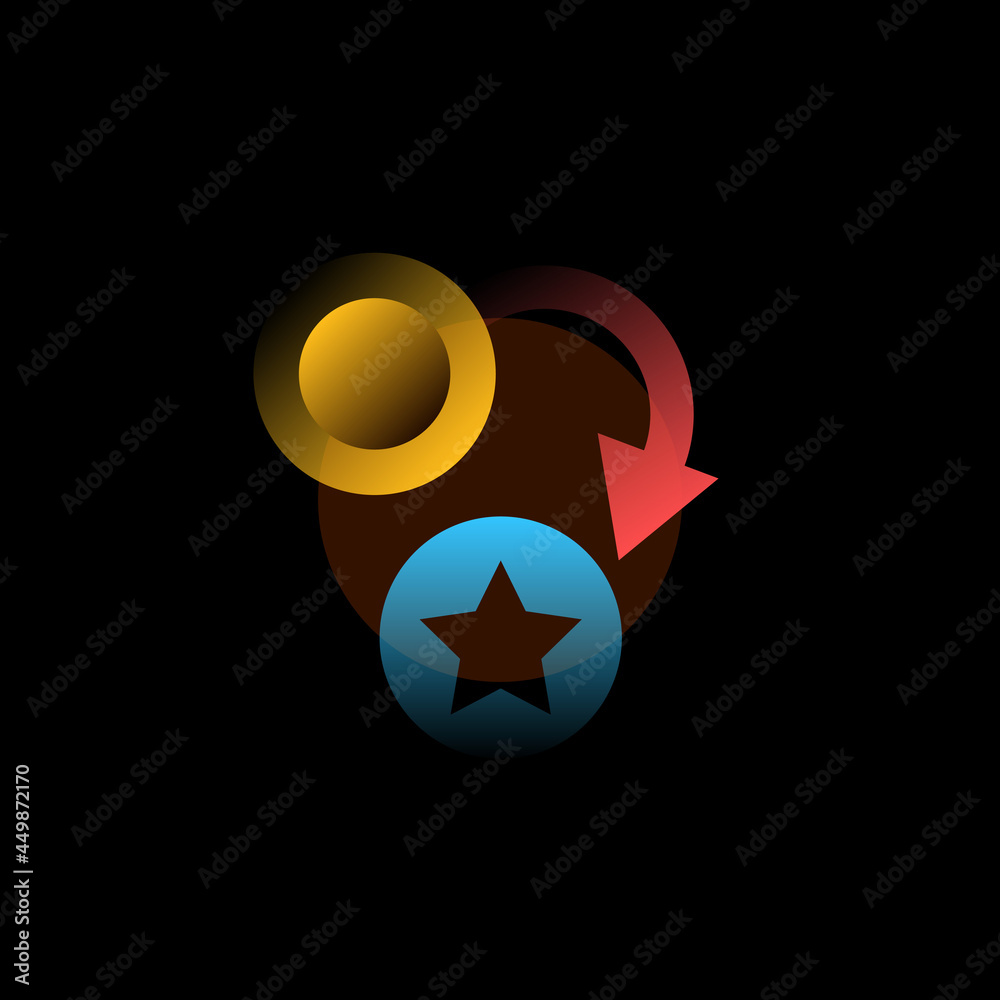 Buy points. Vector icon in gradient style Buy points. Vector icon in gradient style