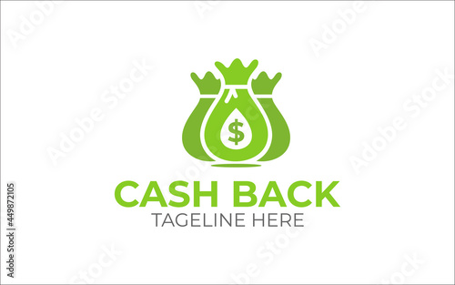 Illustration graphic vector of fast cash money for finance professional business logo design template