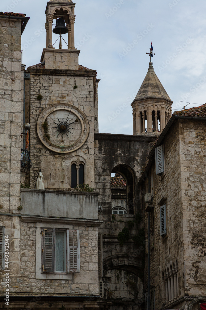 クロアチア　スプリットの旧市街　Church of Our Lady of the Bell Tower