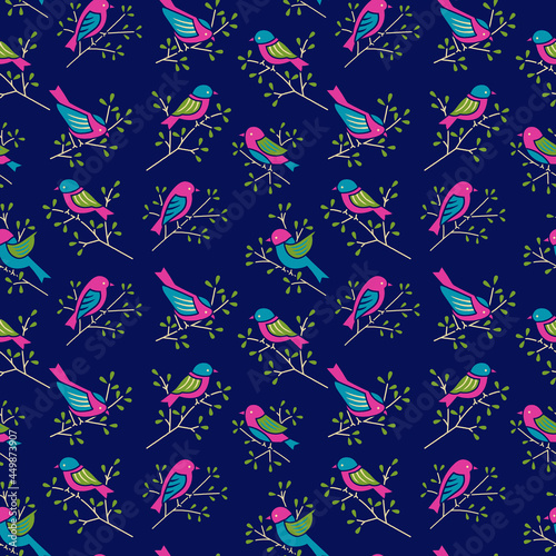 Seamless Birds Pattern