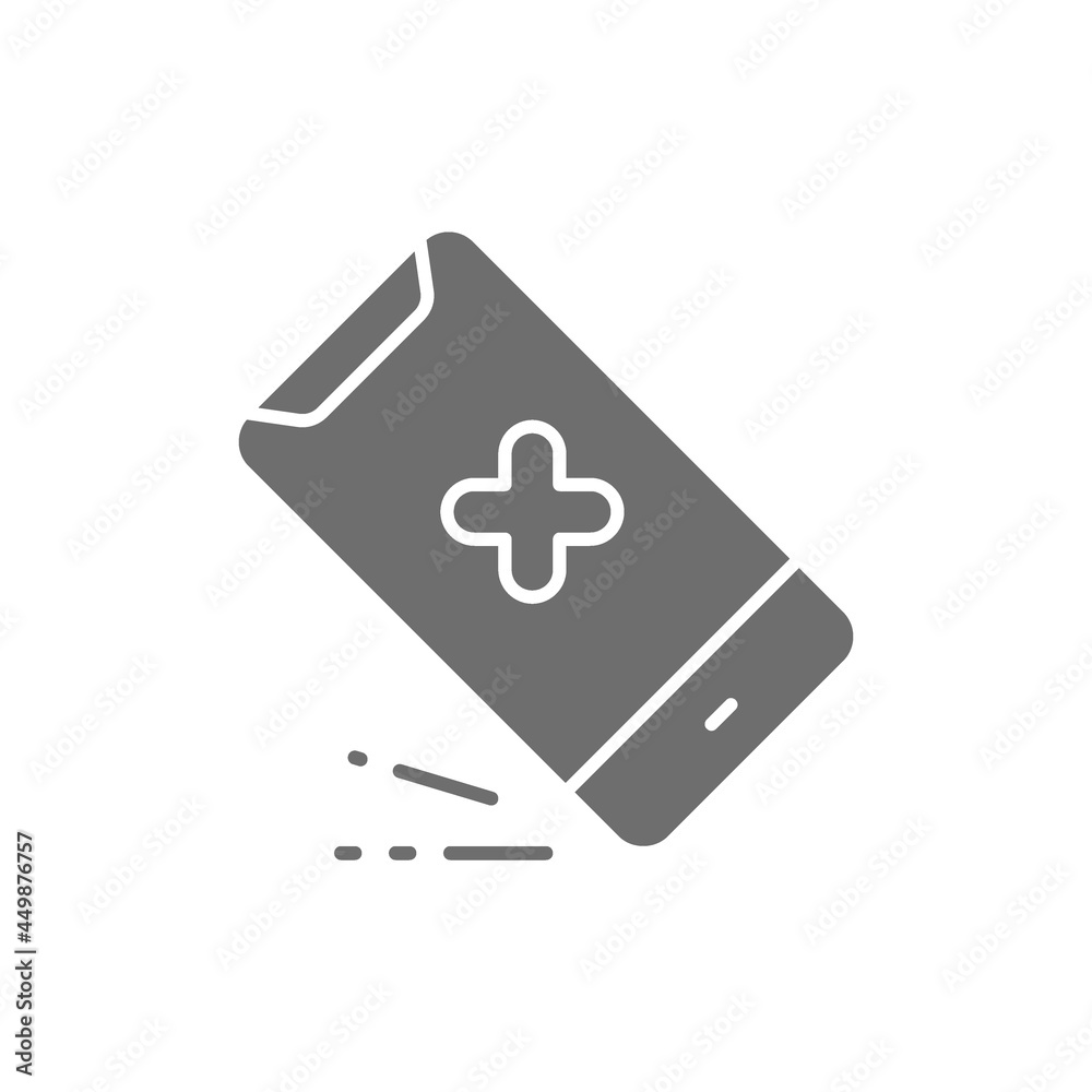 Smartphone drop, phone crash, drop test grey icon. Smartphone drop, phone crash, drop test grey icon.