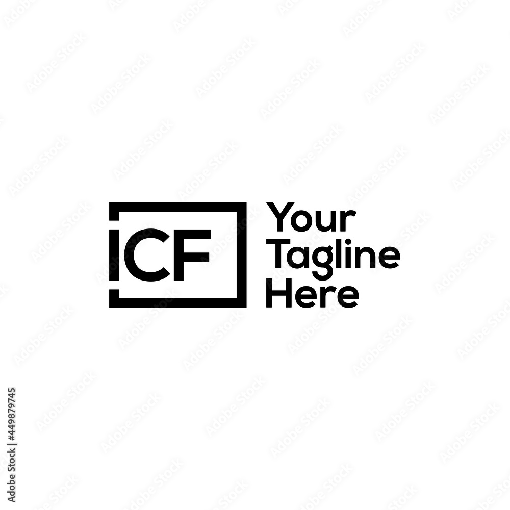 ICF letter logo design on black background.ICF creative initials letter  logo concept.ICF letter design. ICF letter design on black background.I,C,F  logo vector. vector de Stock | Adobe Stock