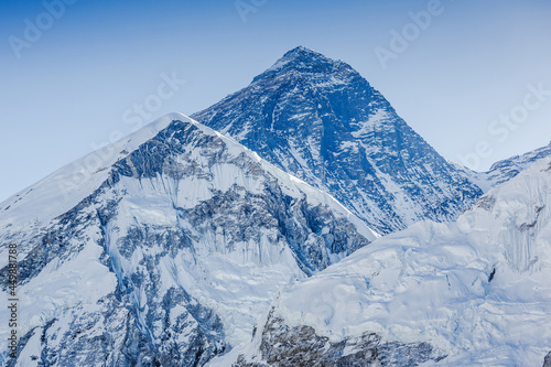 Everest Mountain Peak - the top of the world (8848 m) © olyphotostories