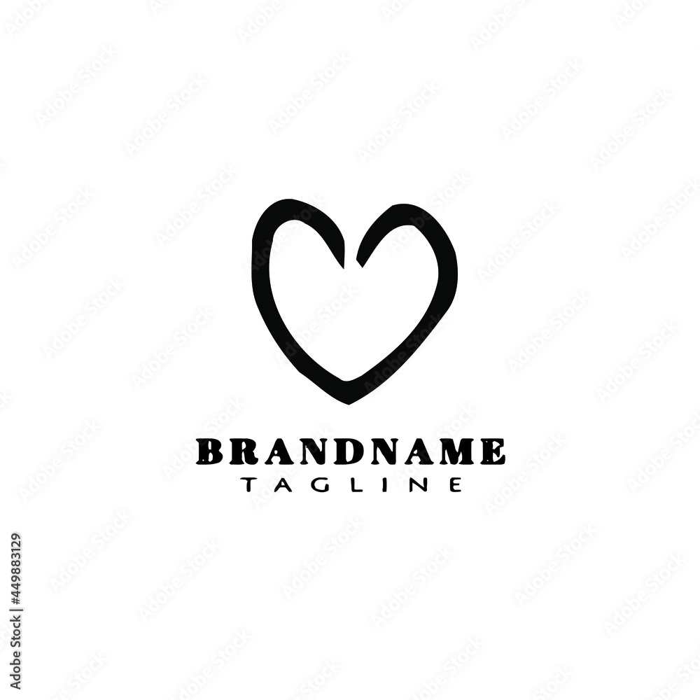 love logo icon design template vector