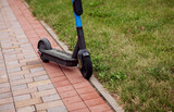 scooter on sidewalk