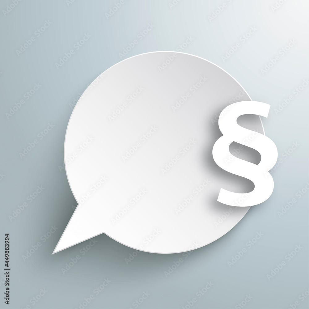 Paper Circle Speech Bubble Paragraph Gray Paper Circle Speech Bubble Paragraph Gray