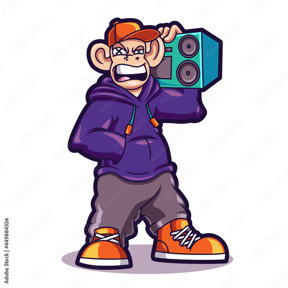 Cool Monkey Hip Hop Cartoon Cool Monkey Hip Hop Cartoon