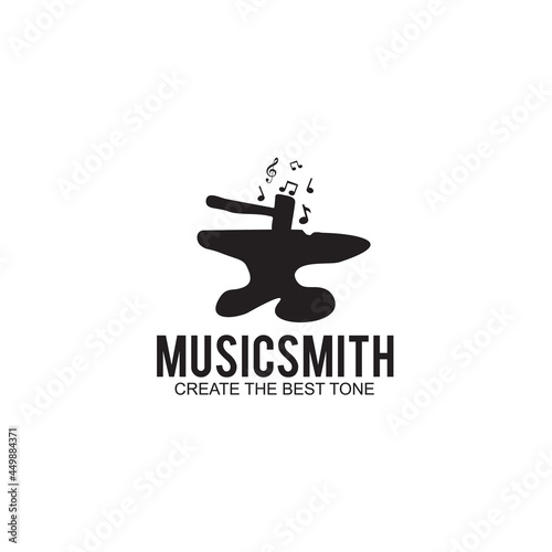 Music smith logo design template